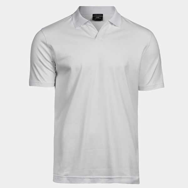 Tee Jays Luxury Stretch V Neck Polo Shirt Thumbnail