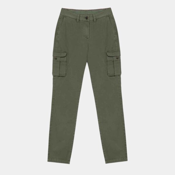 Native Spirit Ladies Washed Cargo Trousers Thumbnail