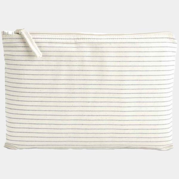 Westford Mill Striped Organic Cotton Accessory Pouch Thumbnail