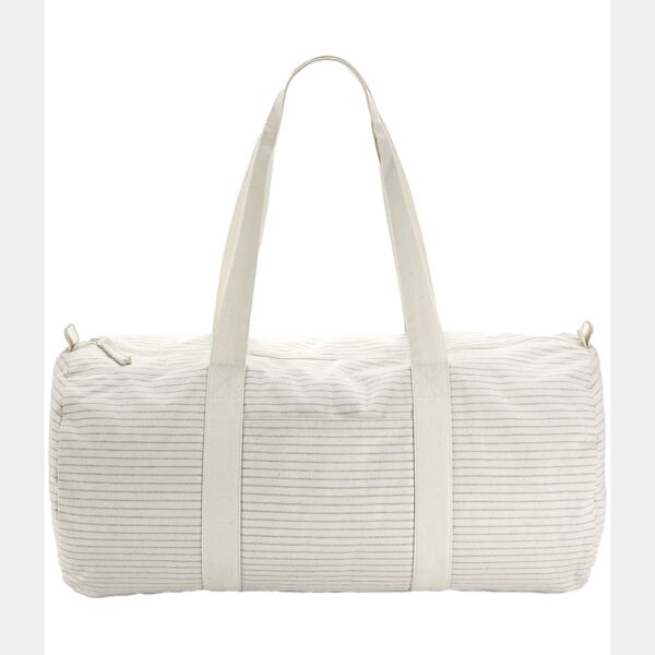 Westford Mill Striped Organic Barrel Bag Thumbnail