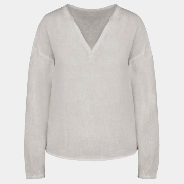 Spasso Ladies Linen Blouse Thumbnail