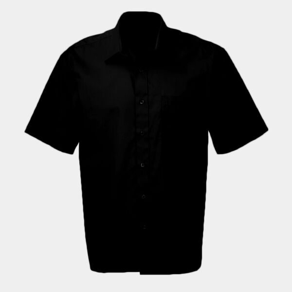 Russell Collection Short Sleeve Easy Care Poplin Shirt Thumbnail