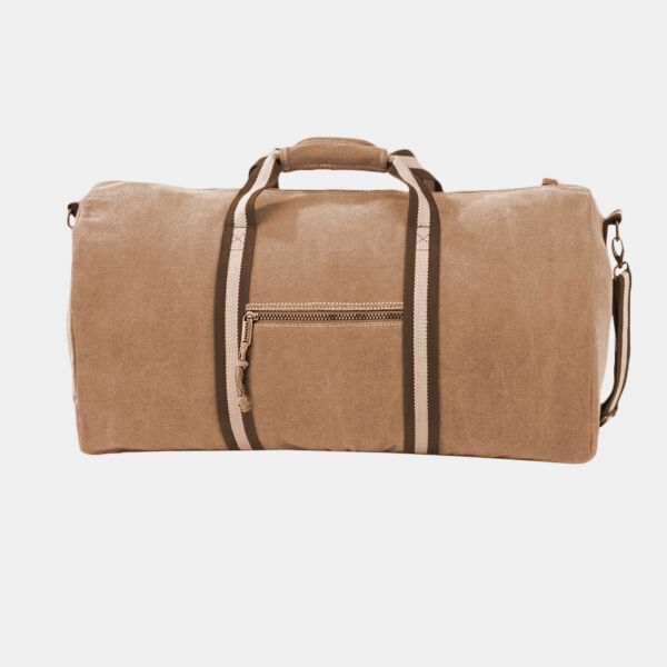 Quadra Vintage Canvas Holdall Thumbnail