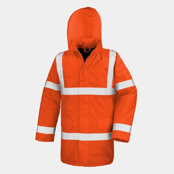 Result Core Hi-Vis Motorway Coat Thumbnail