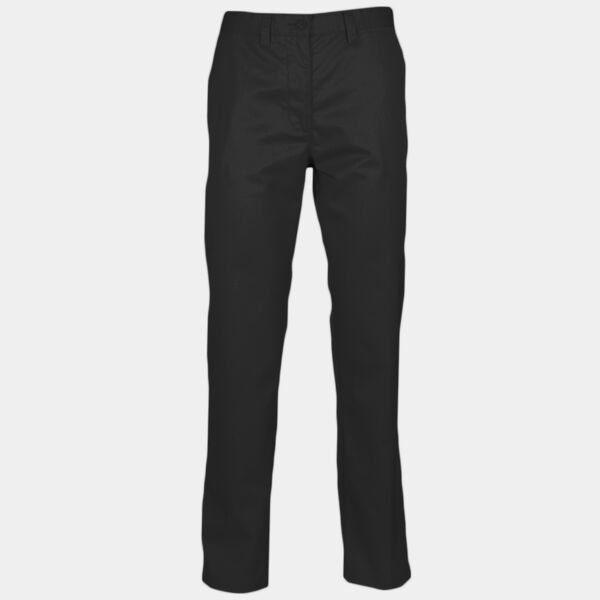 Henbury Ladies 65/35 Flat Fronted Chino Trousers Thumbnail
