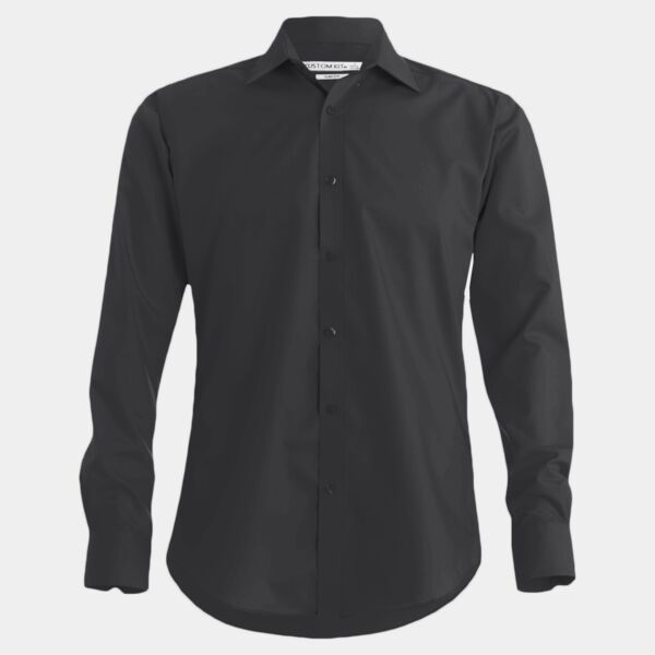 Kustom Kit Long Sleeve Slim Fit Business Shirt Thumbnail