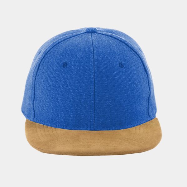 Beechfield Suede Peak Snapback Cap Thumbnail