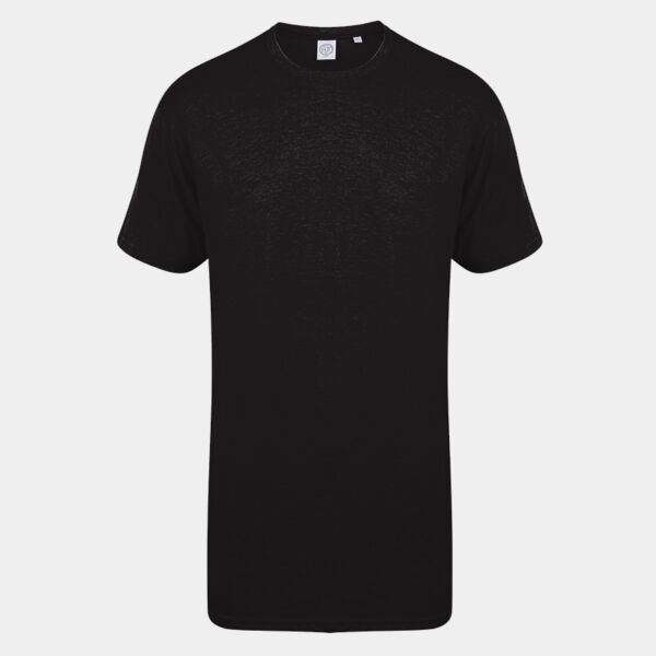 SF Clothing Longline Dipped Hem T-Shirt Thumbnail