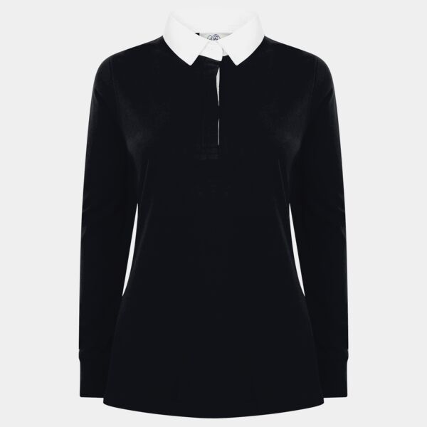 Front Row Ladies Classic Rugby Shirt Thumbnail