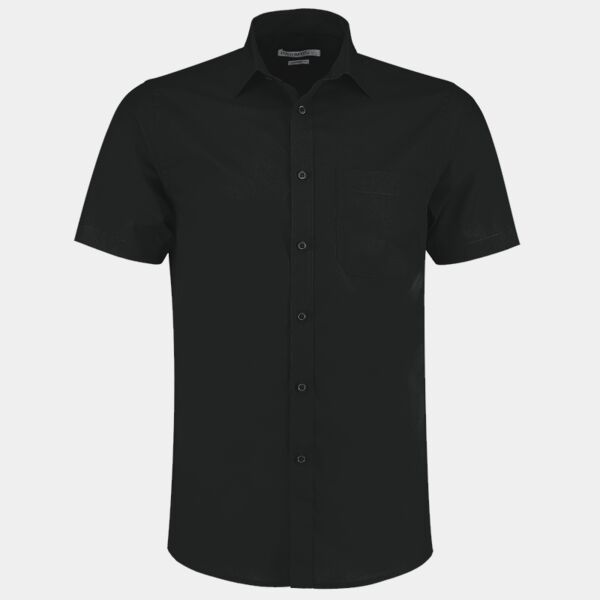 Kustom Kit Short Sleeve Tailored Poplin Shirt Thumbnail