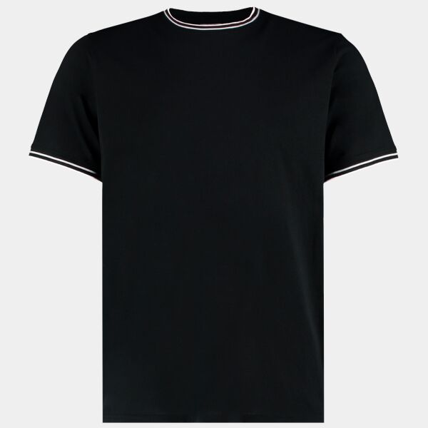 Kustom Kit Fashion Fit Tipped T-Shirt Thumbnail