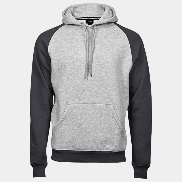 Tee Jays Two Tone Raglan Hooded Sweatshirt Thumbnail