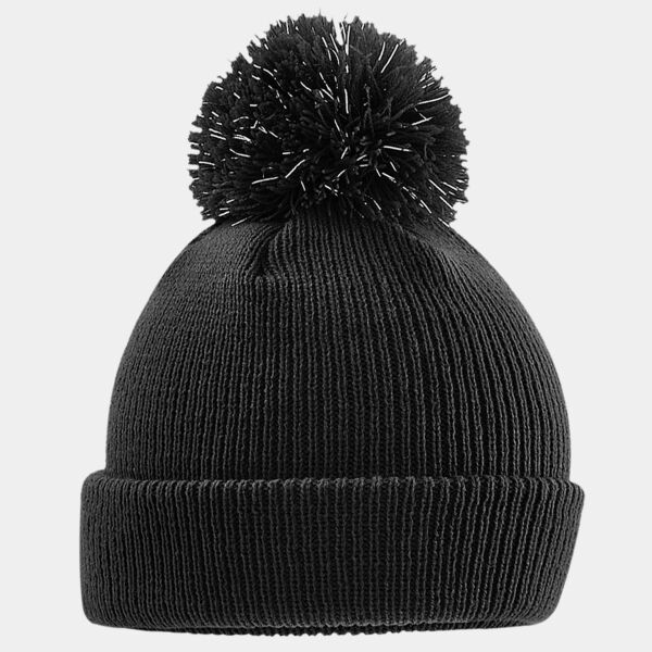 Beechfield Kids Reflective Bobble Beanie Thumbnail