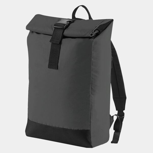 BagBase Reflective Roll-Top Backpack Thumbnail