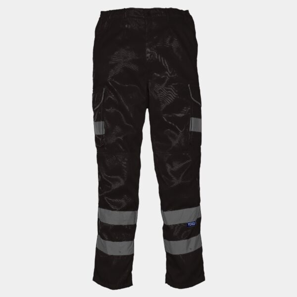 Yoko Hi-Vis Cargo Trousers with Knee Pad Pockets Thumbnail