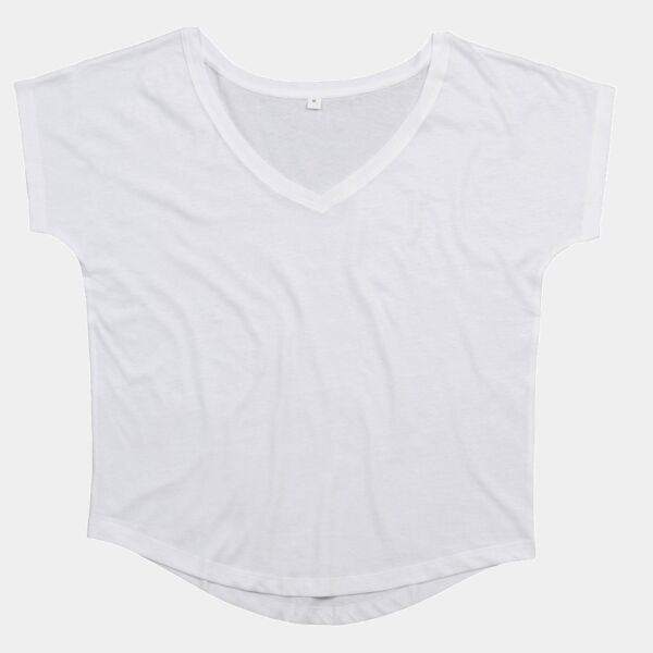 Mantis Ladies Loose Fit V Neck T-Shirt Thumbnail