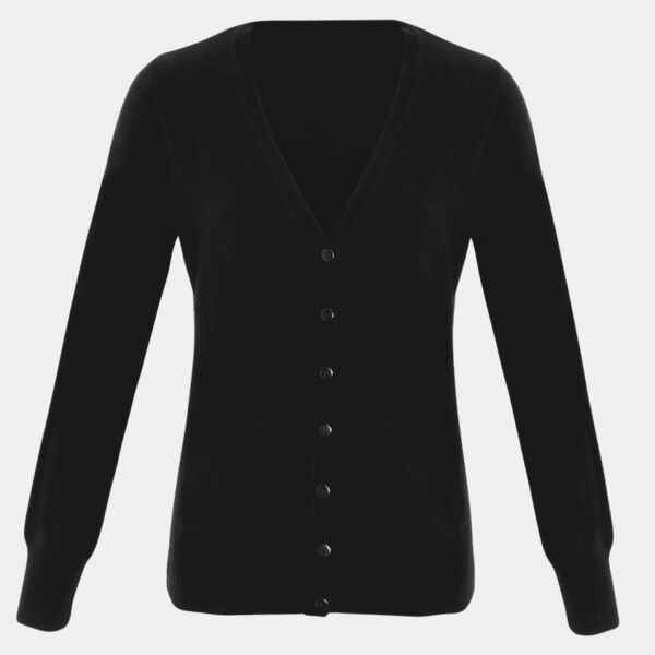 Premier Ladies Essential Acrylic V Neck Cardigan Thumbnail