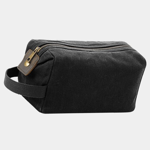 Quadra Heritage Waxed Canvas Wash Bag Thumbnail