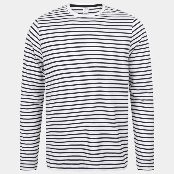SF Clothing Unisex Long Sleeve Striped T-Shirt Thumbnail