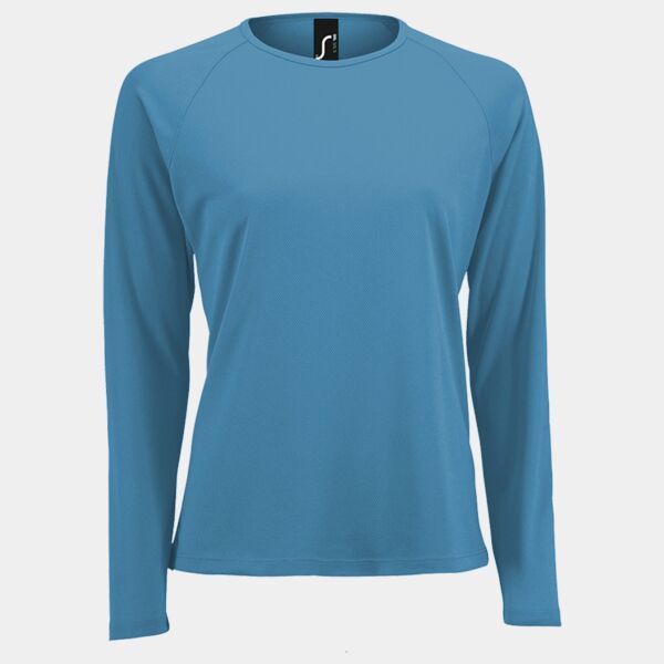 SOL'S Ladies Sporty Long Sleeve Performance T-Shirt Thumbnail
