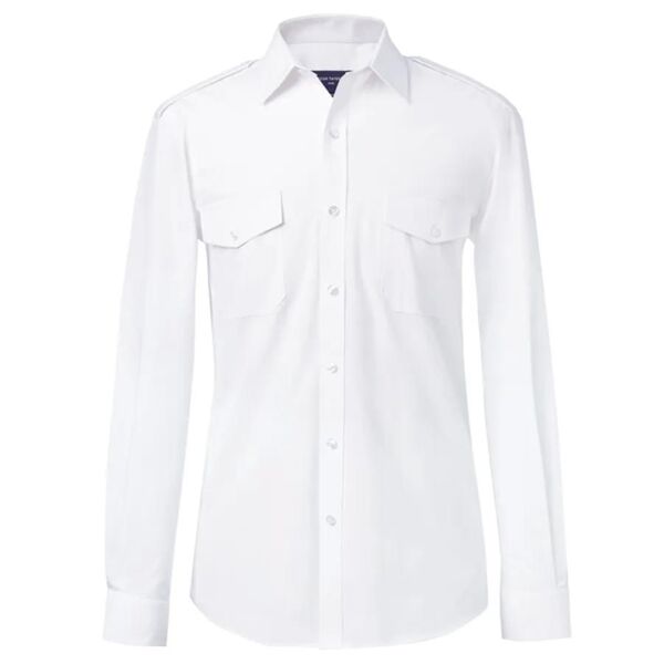 Brook Taverner - Ares Slim Fit L/S Pilot Shirt Thumbnail