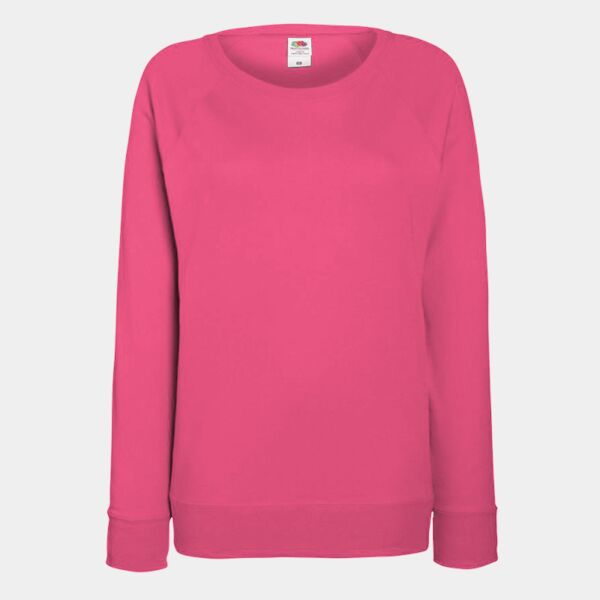 Fruit of the Loom Lady Fit Lightweight Raglan Sweatshirt Thumbnail