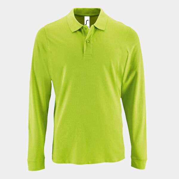 SOL'S Perfect Long Sleeve Piqué Polo Shirt Thumbnail