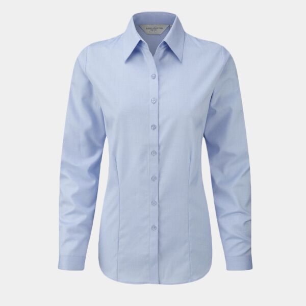 Grandad Collar Shirt Womens Thumbnail