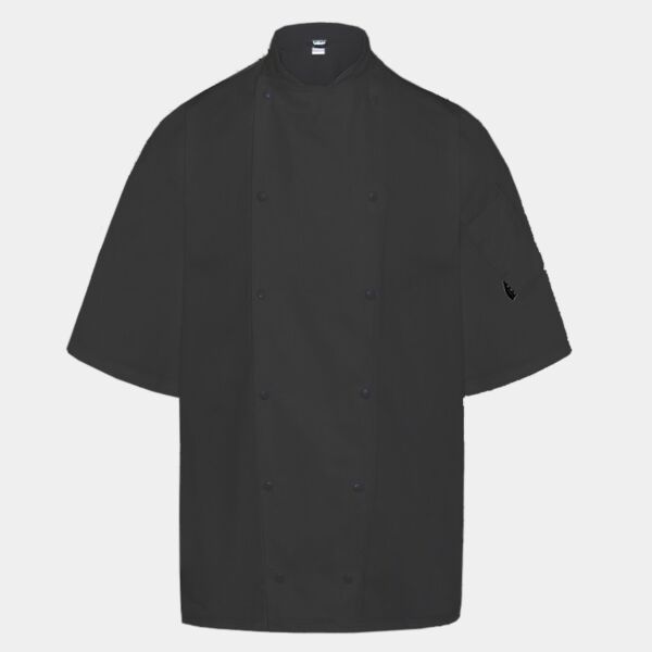 Le Chef Executive Jacket in Black or Grey Short Sleeve Thumbnail