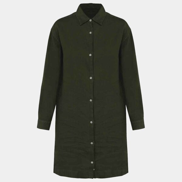 Spasso Ladies Linen Dress Shirt Thumbnail